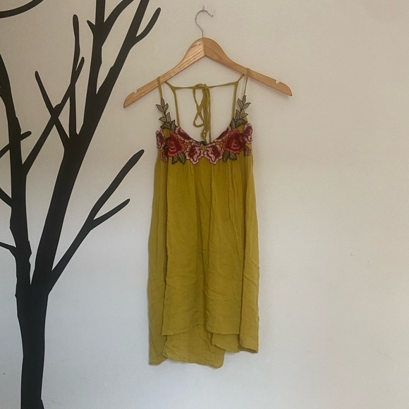 Kori Tops - Kori boho floral spaghetti strap top